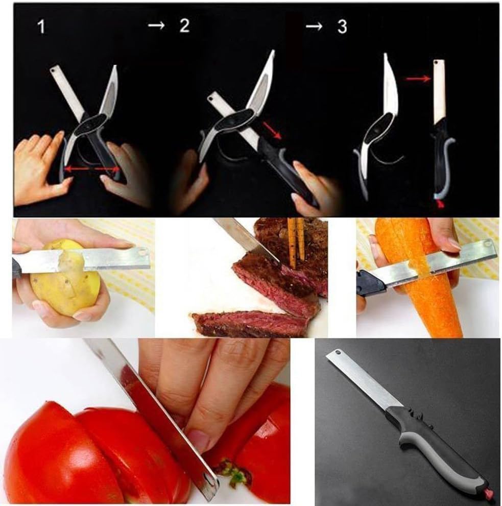 2-in-1 Food Chopper Cutter