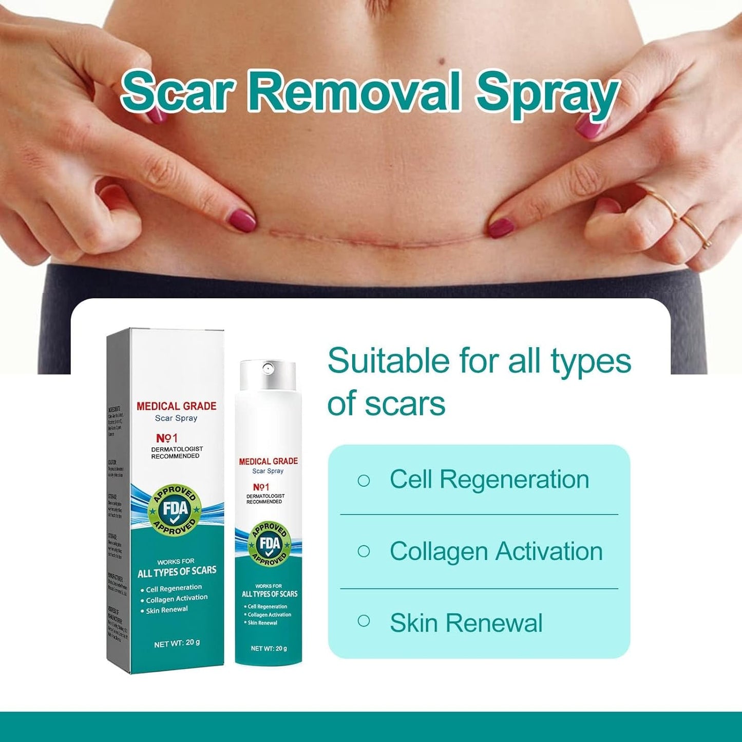 ScarRemove+ Advanced Spray Fade Scars